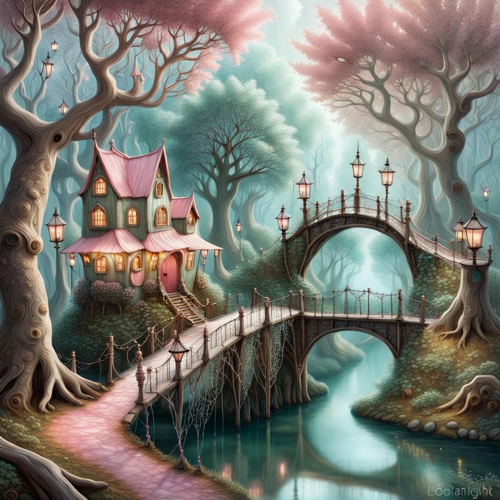 Sylvan fairycore cabin.