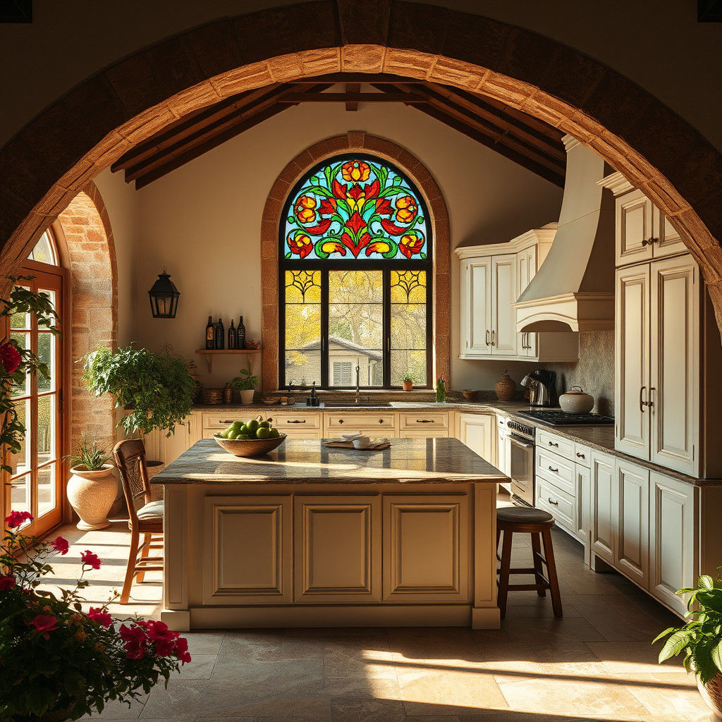 Elegant Italian Kitchen in Cozy Cottage