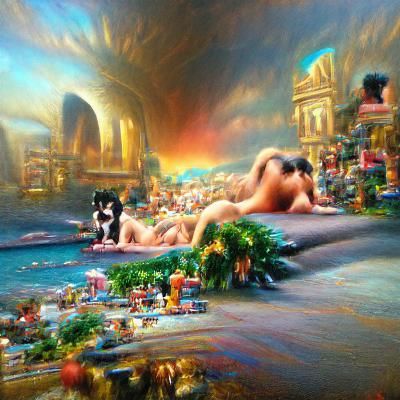 Cleopatra's Opulent Orgy in Hyperrealistic 3D