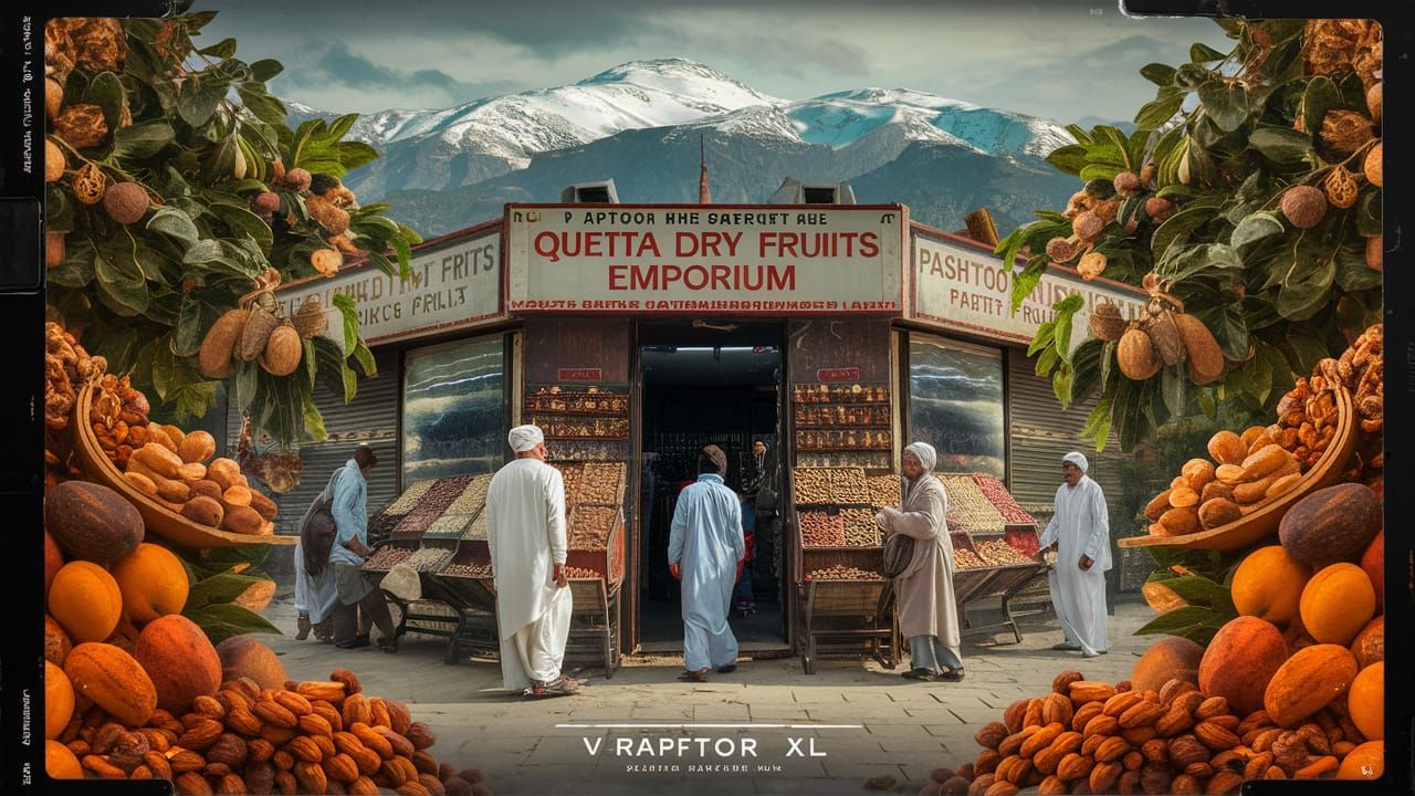 Pashtoon People Shopping at Quetta Dry Fruits Emporium