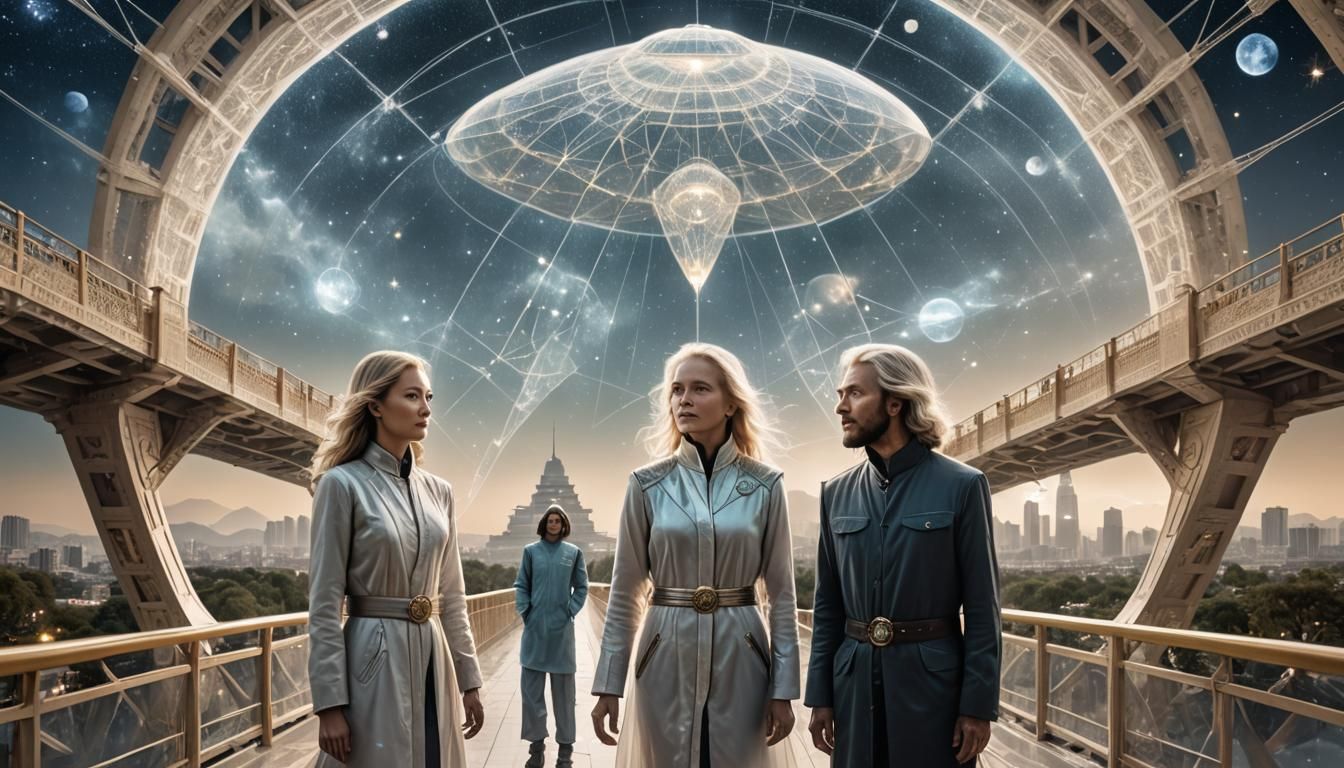 Ashtar and Mira Oversee Beijing Landing