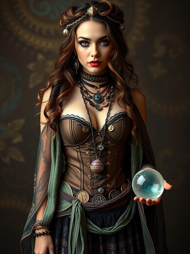 Gypsy Fortune Teller woman
