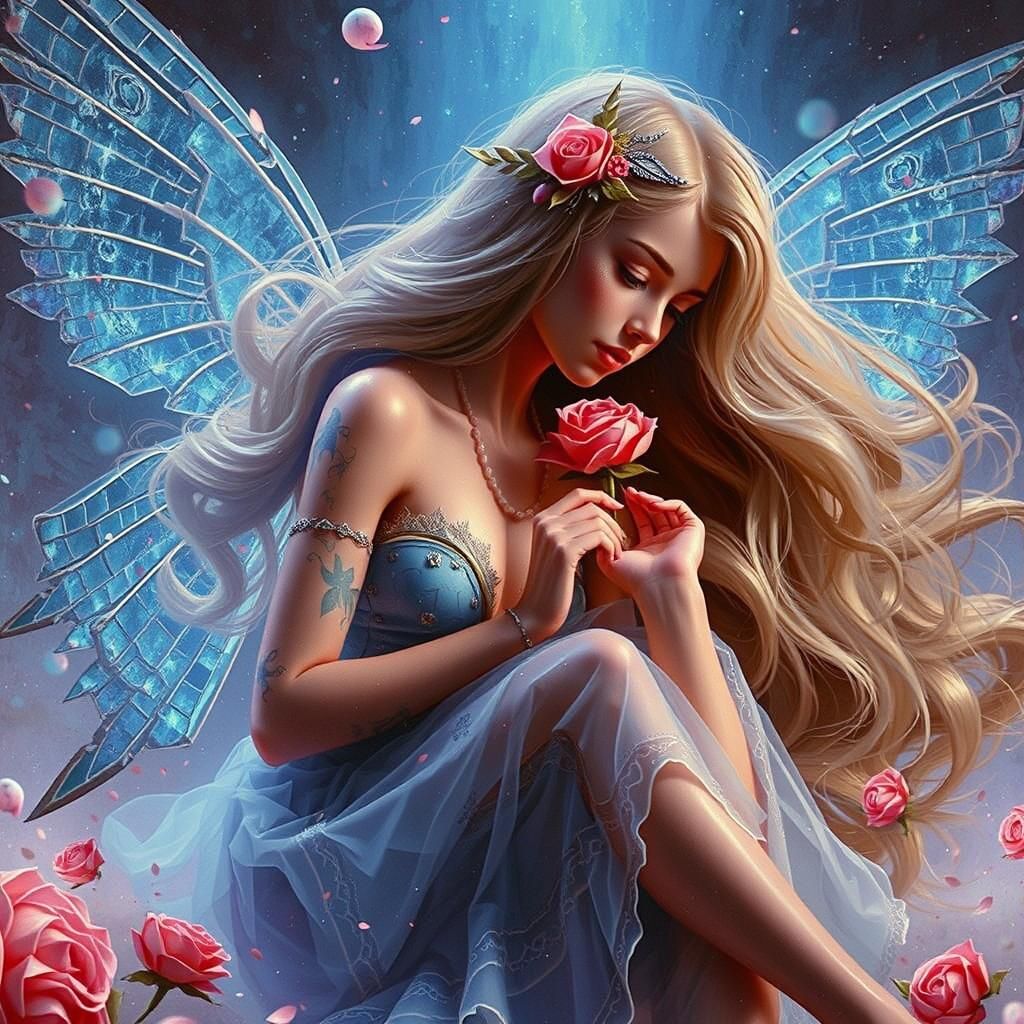 Detailed Portrait in Digital Art Style