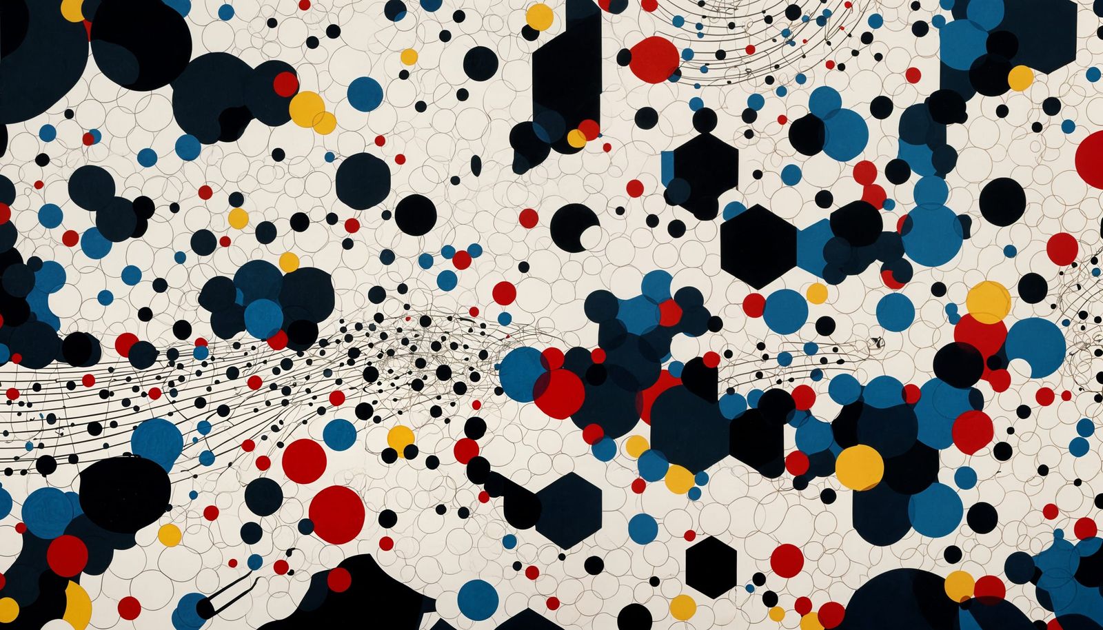 Kaleidoscopic Experimental Music Notation Inspired Graphic S...