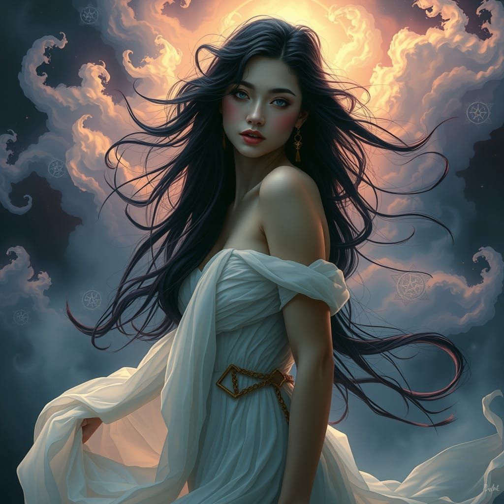 Ethereal Midnight Goddess