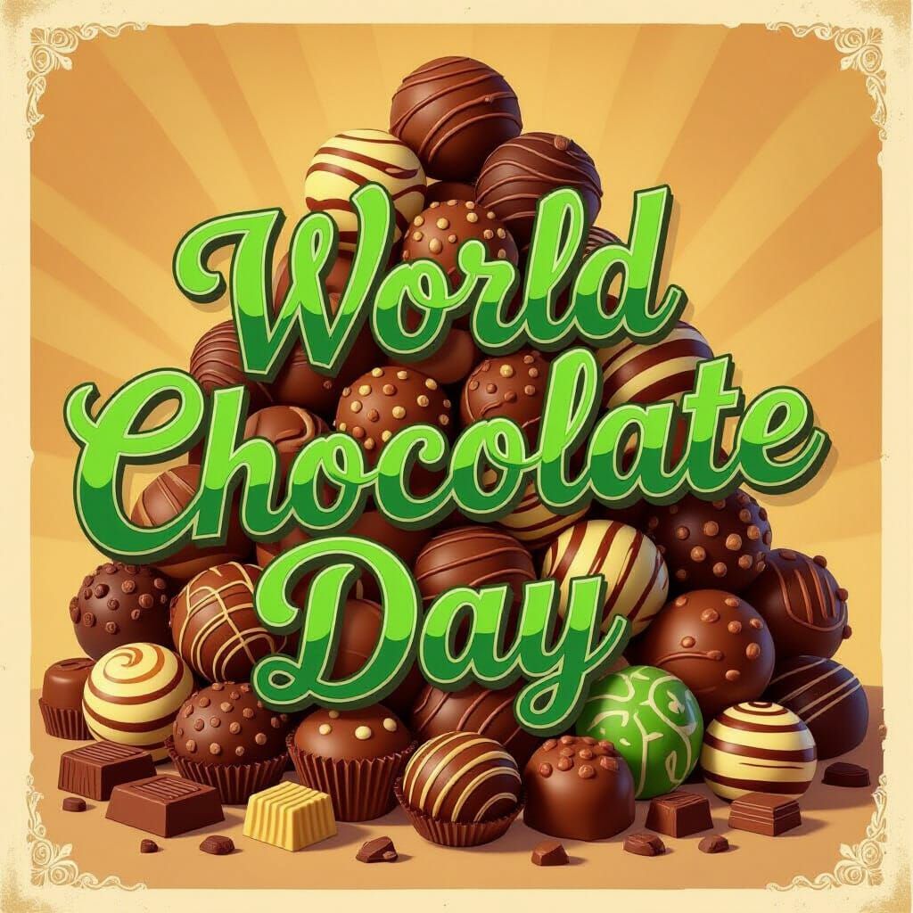 Poster for World Chocolate Day
