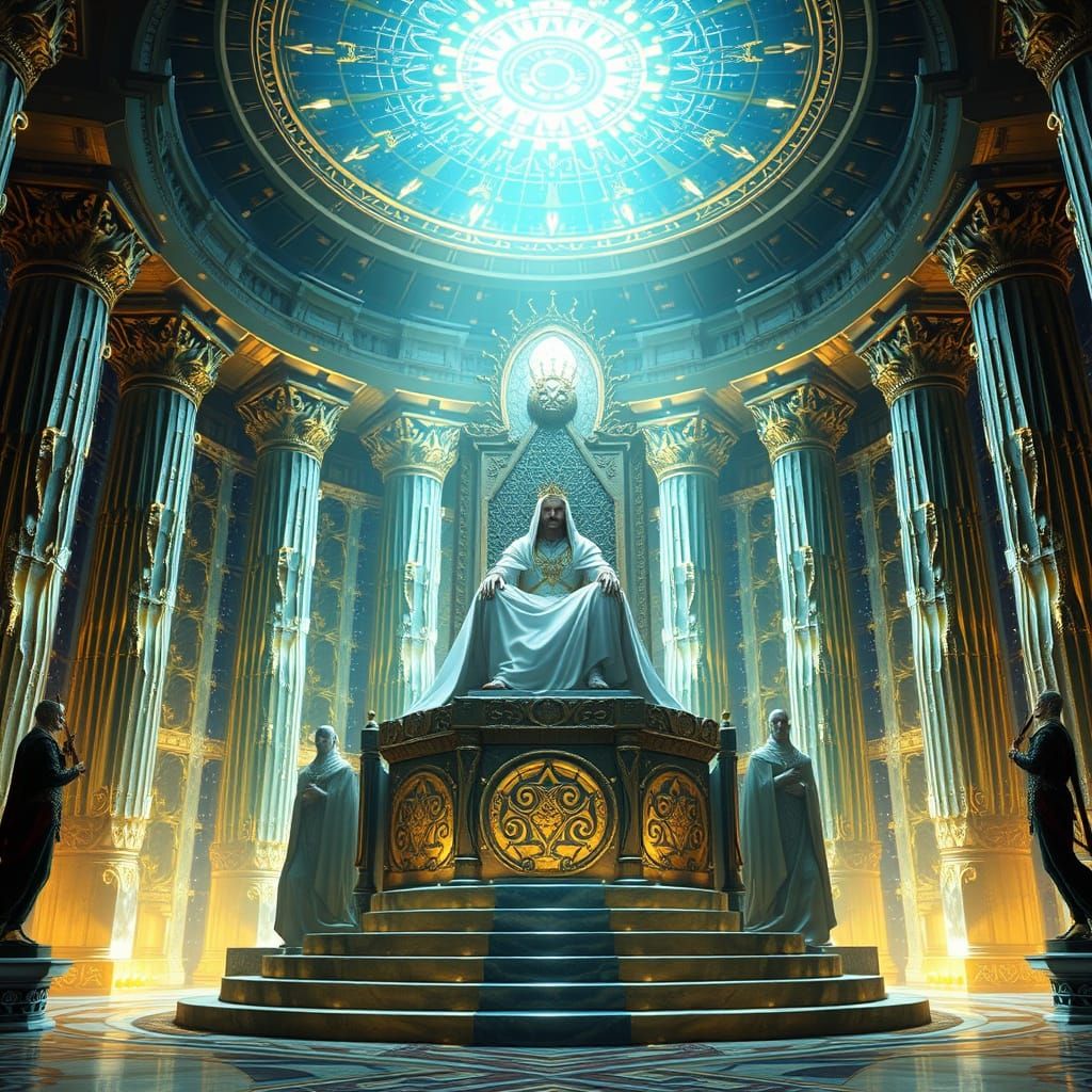 High King Umaril on Meridian Throne