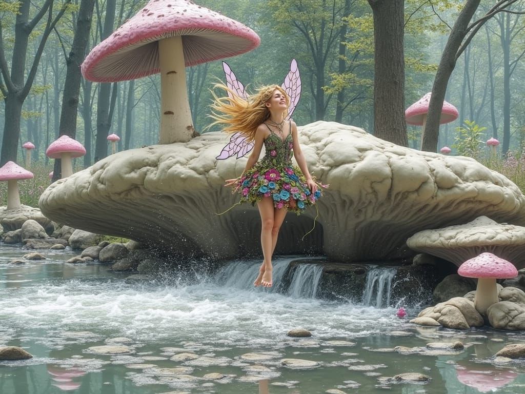 Enchanting Celtic Fairy in Whimsical Forest