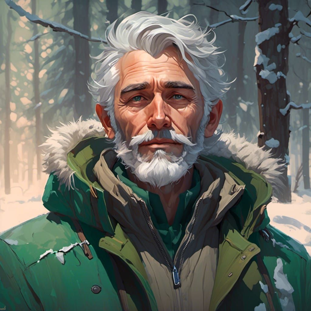 Intricate Portrait of an Explorer in Unreal Engine 5