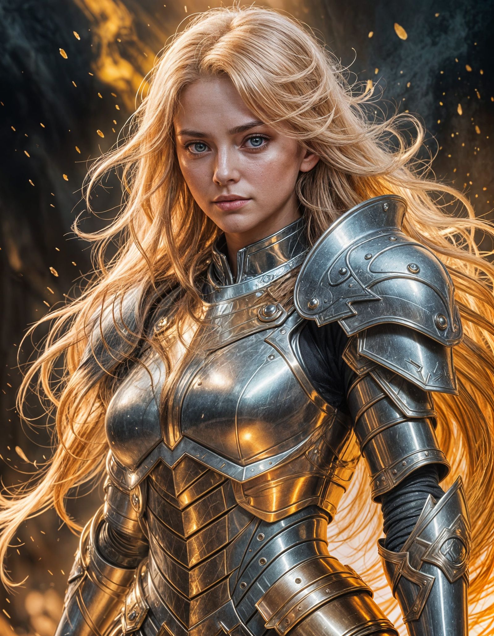 Fantasy Female Warrior in Revealing Armor