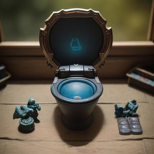 D&D Toilet: Imaginary Game Prop Photography