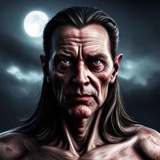 Haunting Demon in Hyperrealistic Detail