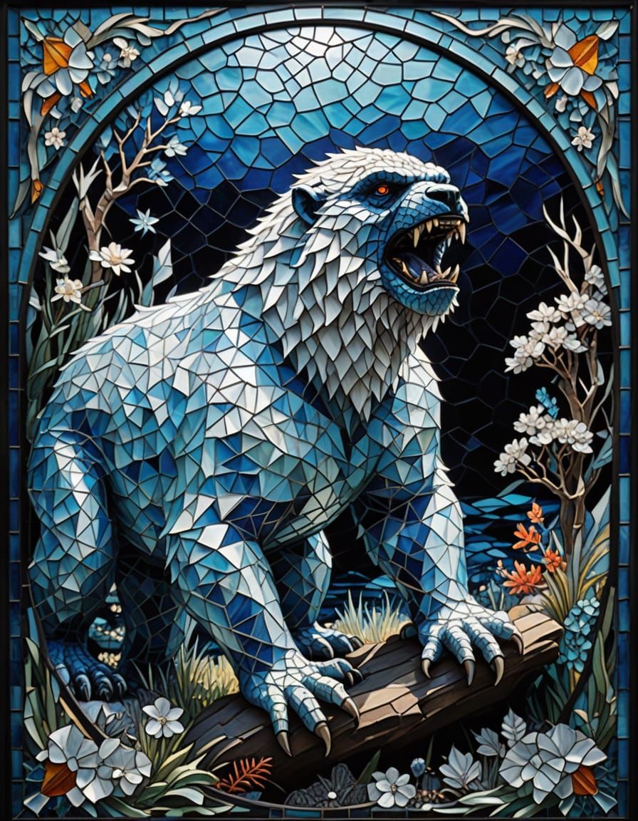 Frostbite Yeti Mosaic