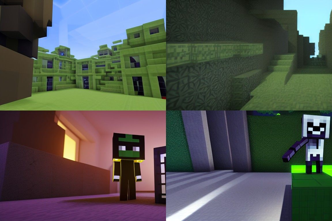 Realistic Enderman from Minecraft in High Definition