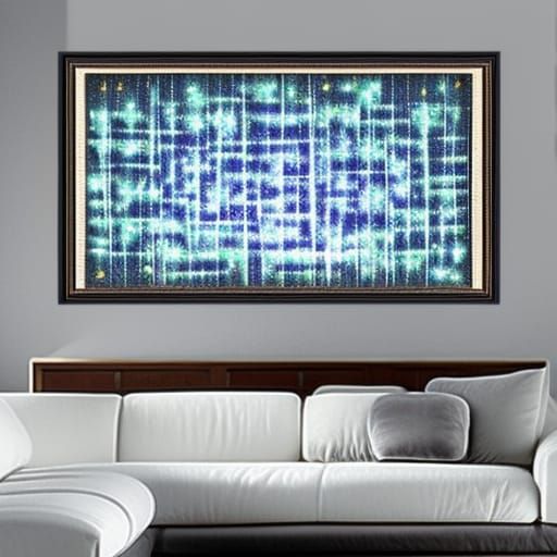 Abstract Freezing Rainwater Diamond Painting