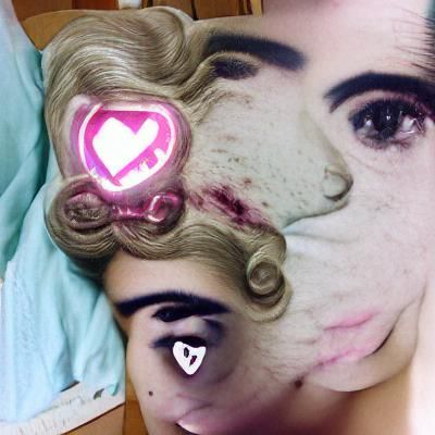 Neon Electra Heart: A Digital Illustration