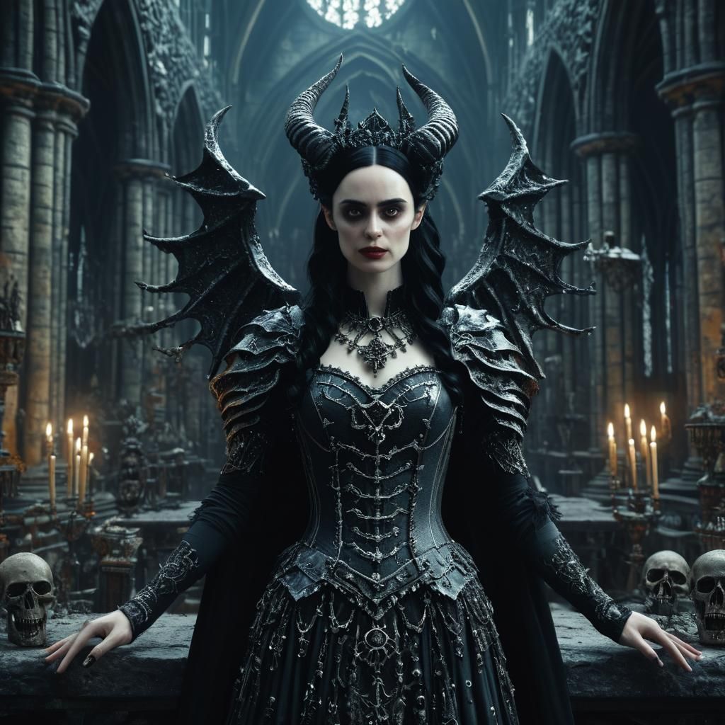 Krysten Ritter as Gothic Demoness in Ossuary