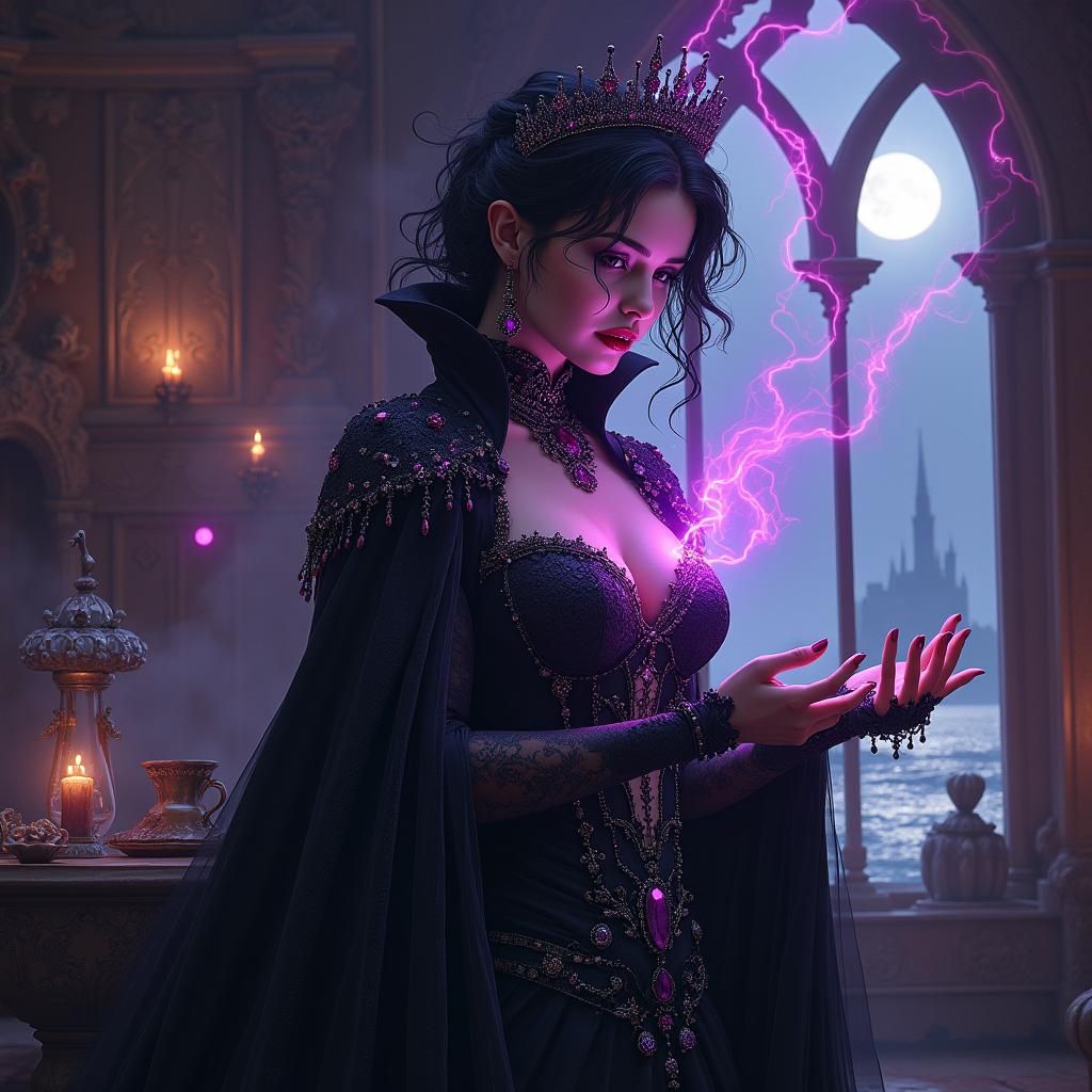 Enchantress Princess Discovery in Art Nouveau Style