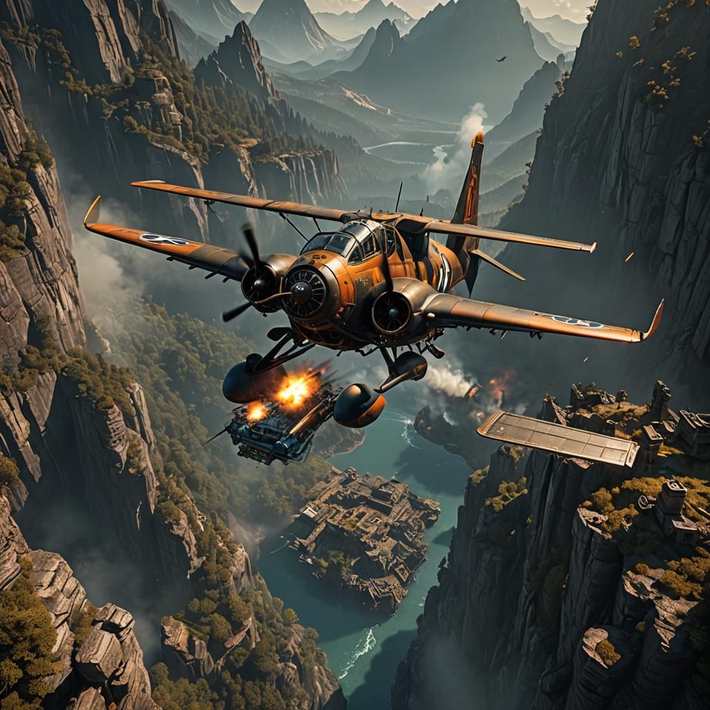 Helldiver Training: Detailed Matte Painting
