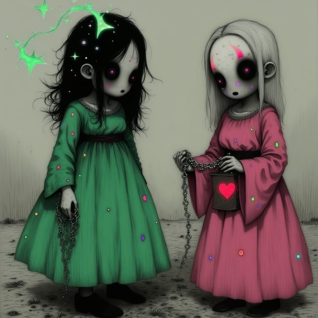 Dark Fantasy Scene of a Pirate Captive