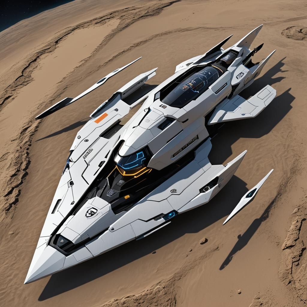 Concept: A compact, agile scout ship capable of folding spac...