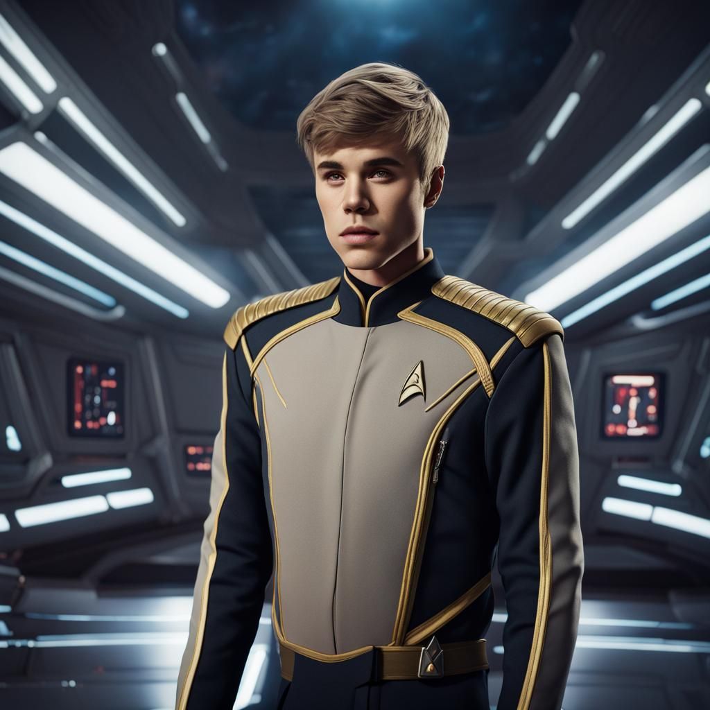 Star Trek: Person in Starfleet Uniform - 8K Art