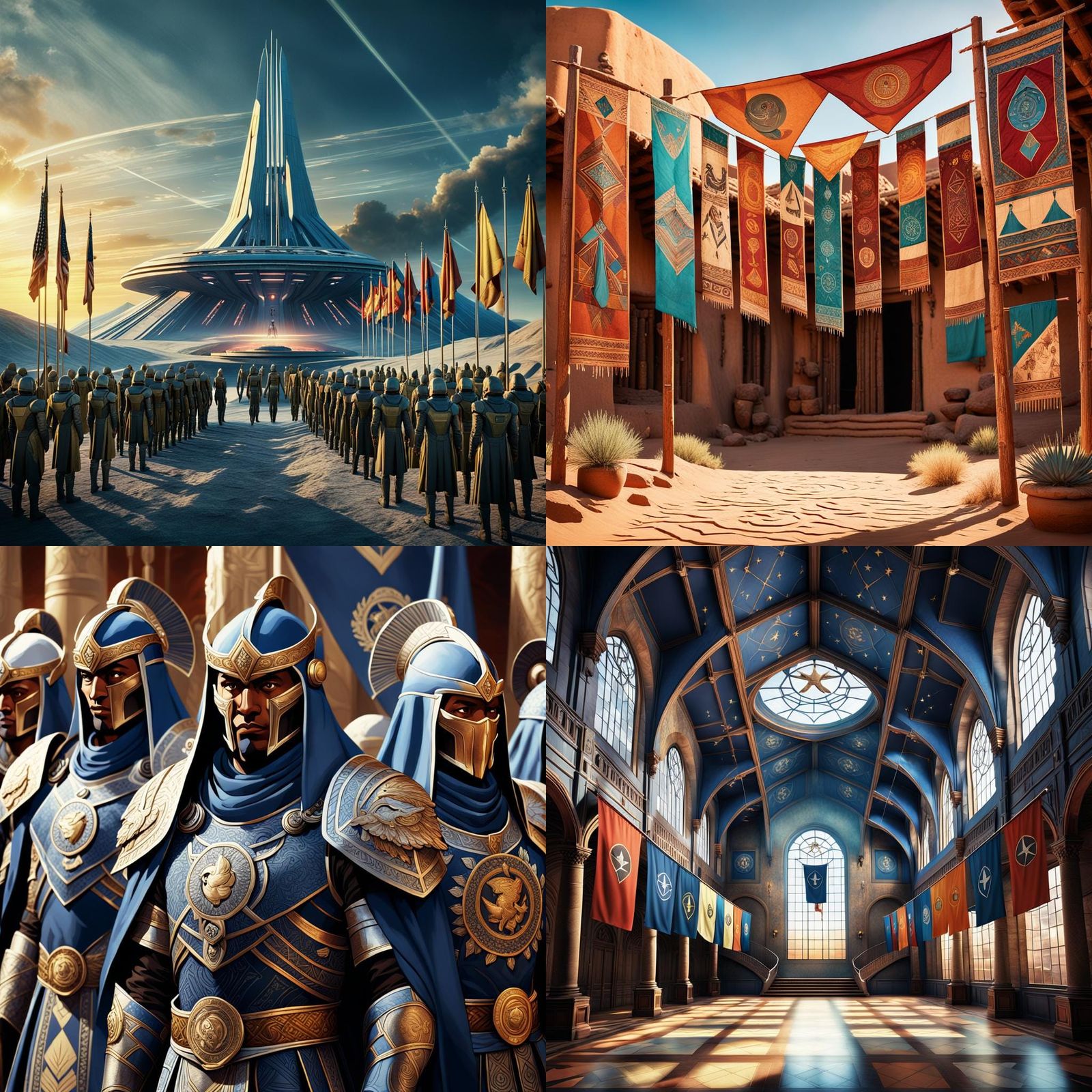 Symbolic Vulcan Clan Flags