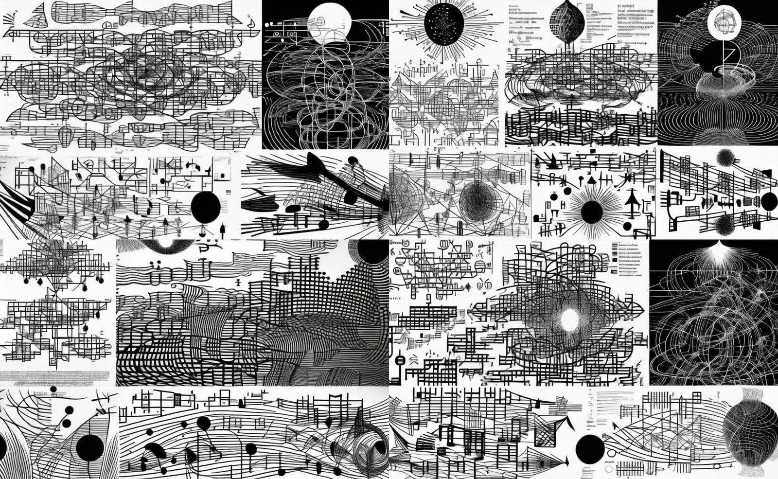 Complex Graphic Music Notation in Kandinsky Style