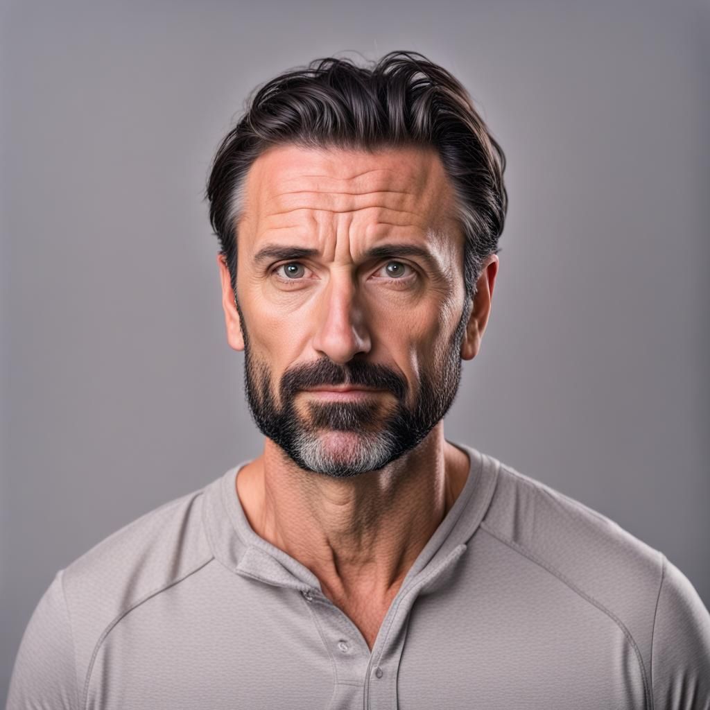 Detailed Headshot of Italian Soccer Coach