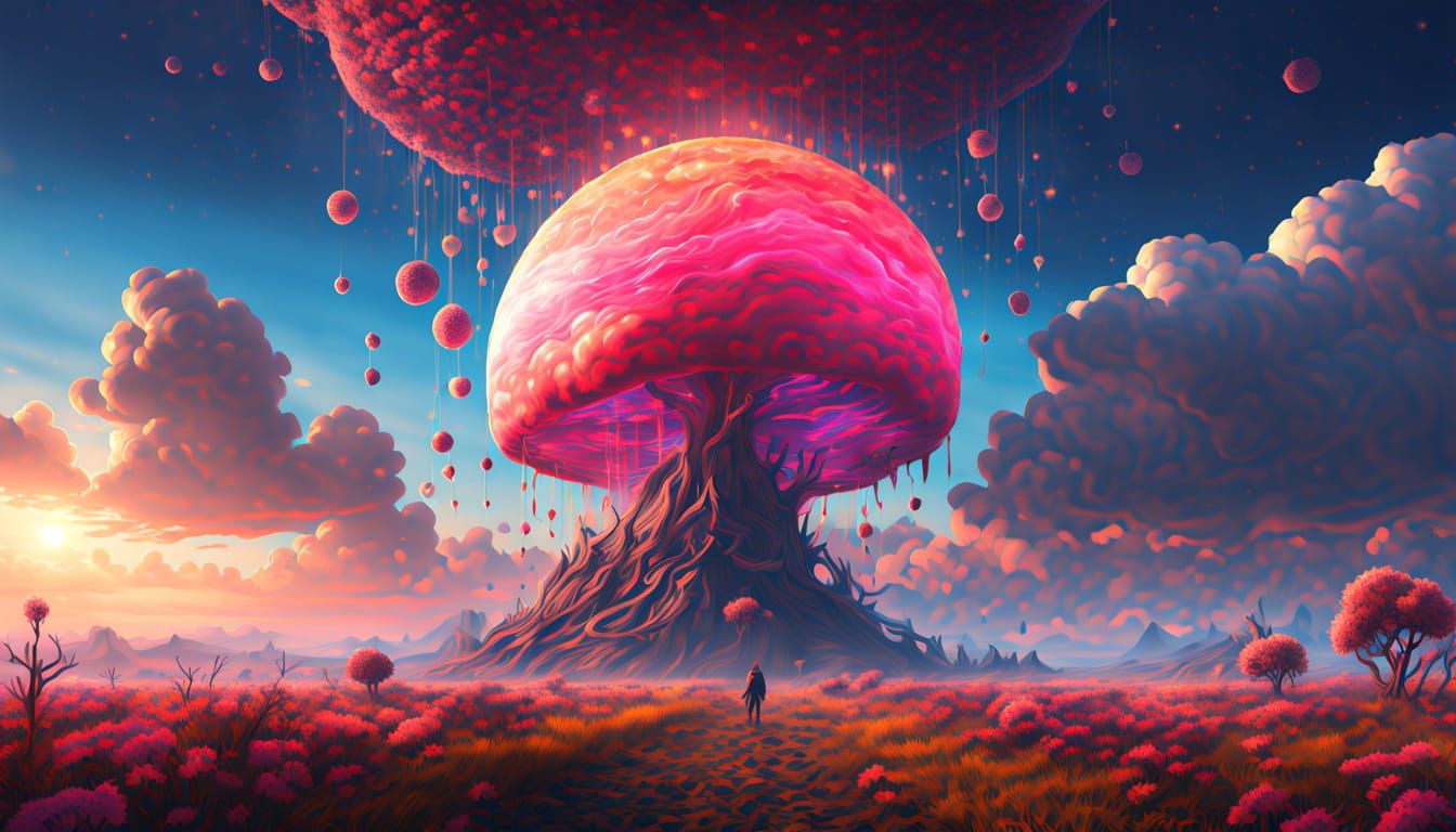 Epic Cosmic Birth Scene in Hyper-Realistic Digital Painting ...