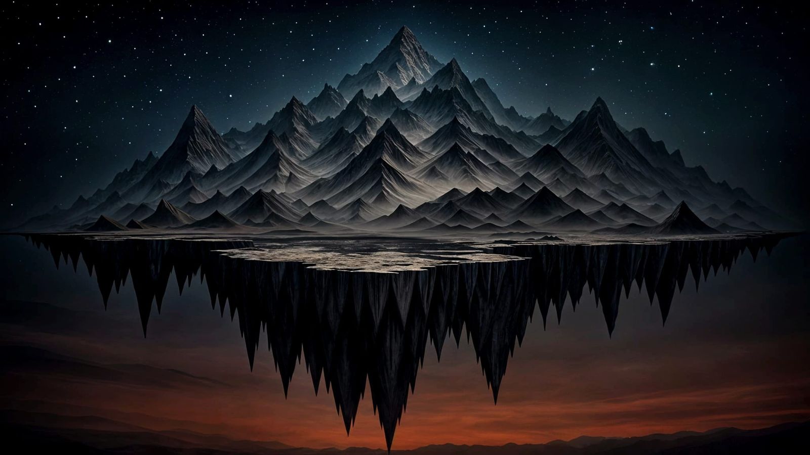 Himalayan Islands in 15th Century Codex Style