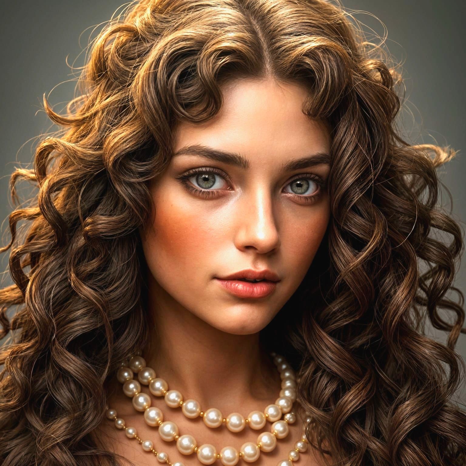 Elegant Woman in Rich Colors