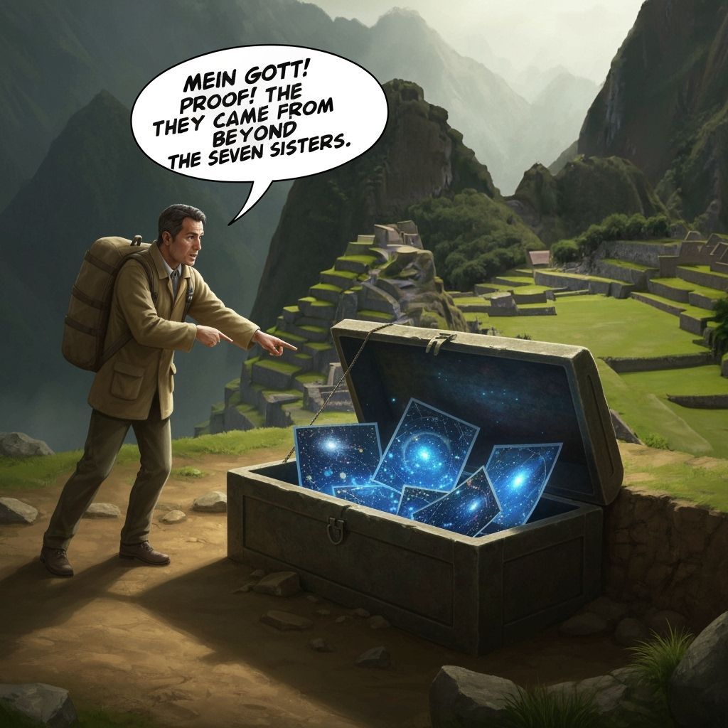 Galactic Maps Unearthed at Machu Picchu in Cinematic Concept...