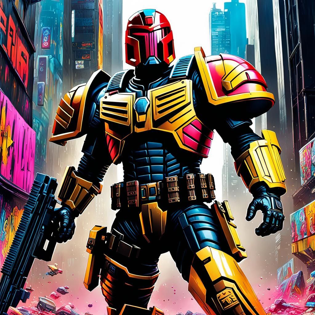 Judge Dredd, shooting