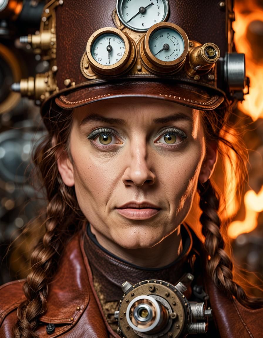 Steampunk Portrait for Professional Profile Picture