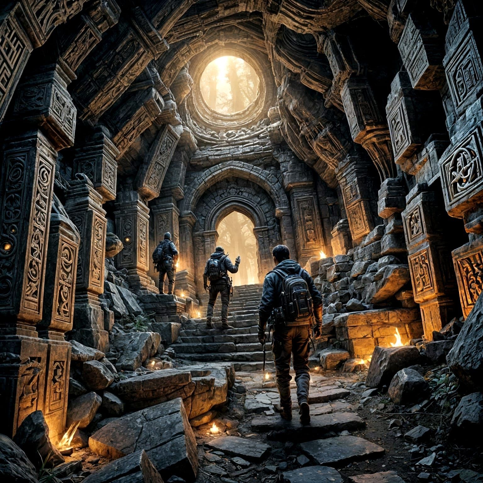 Discovering an ancient tomb