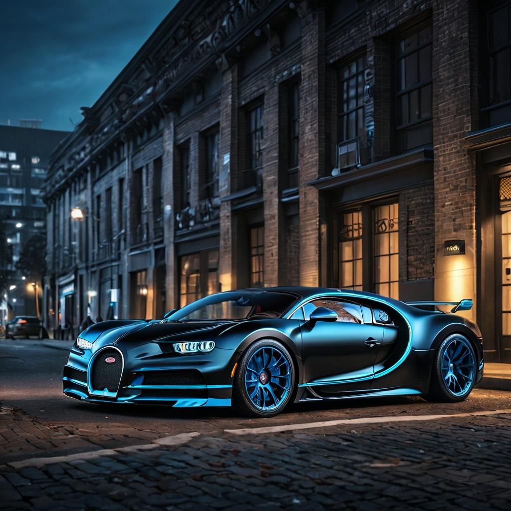 Cool looking bugatti chiron