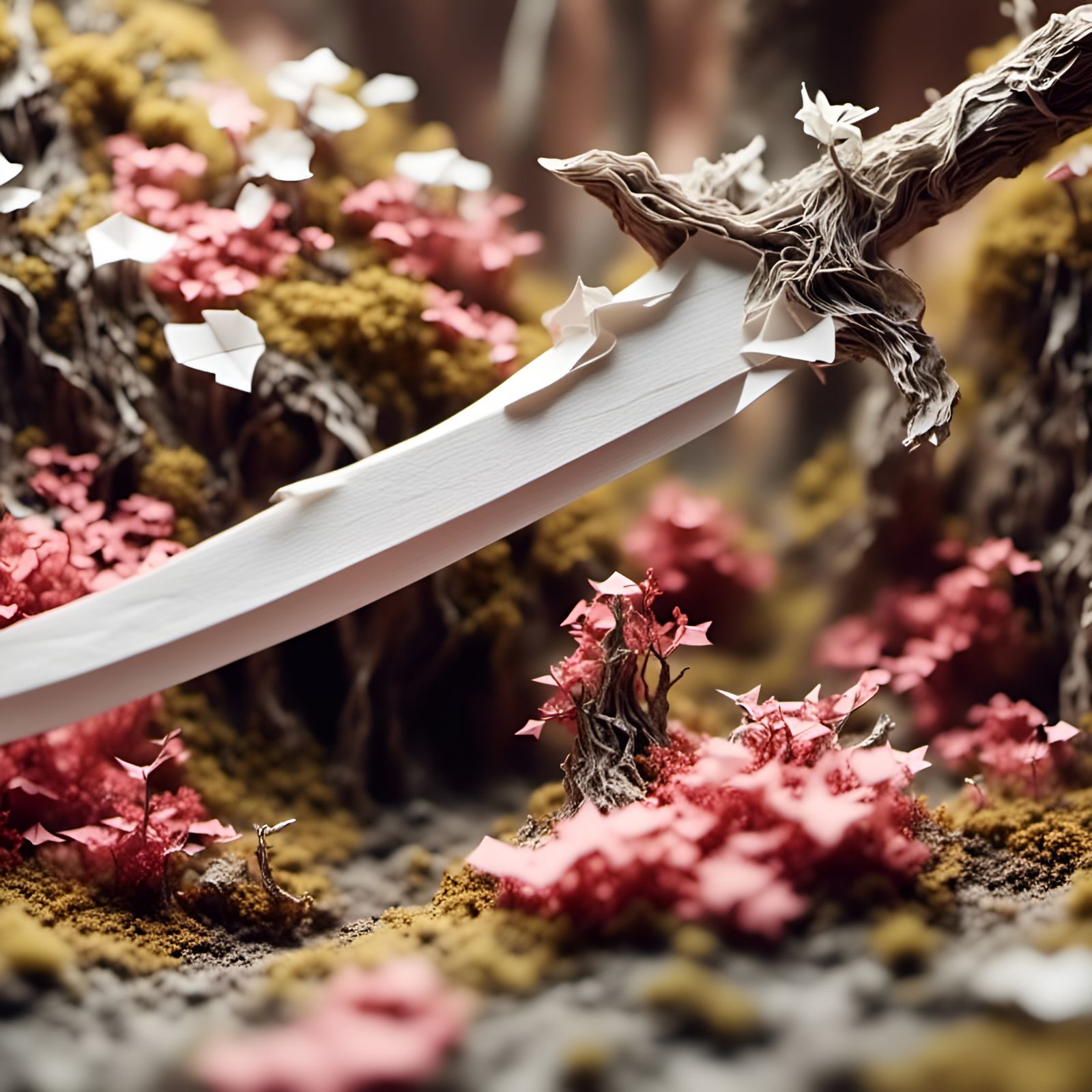 Origami Sword Blade of Paper