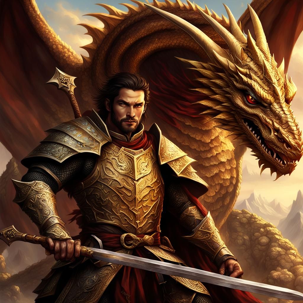 Dragon Prince Lord Drake: Fantasy Concept Art