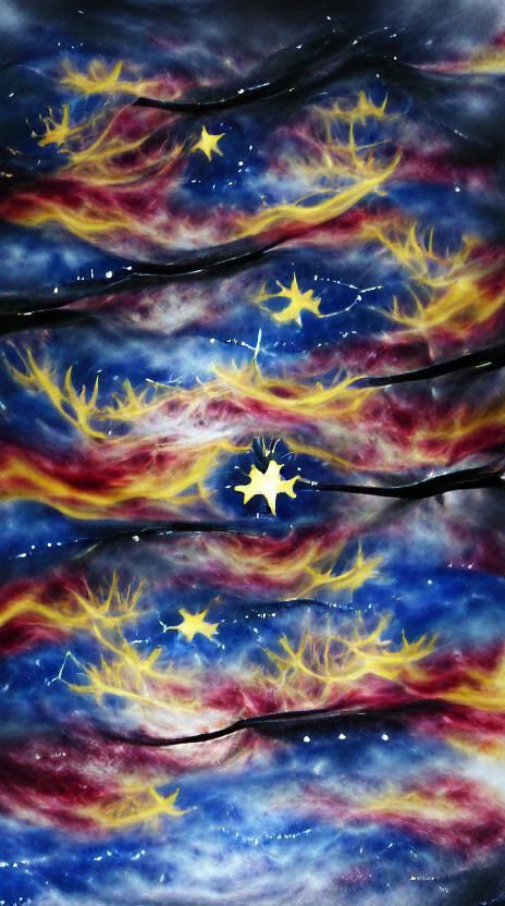 Harry Potter Hogwarts starry galaxy sky