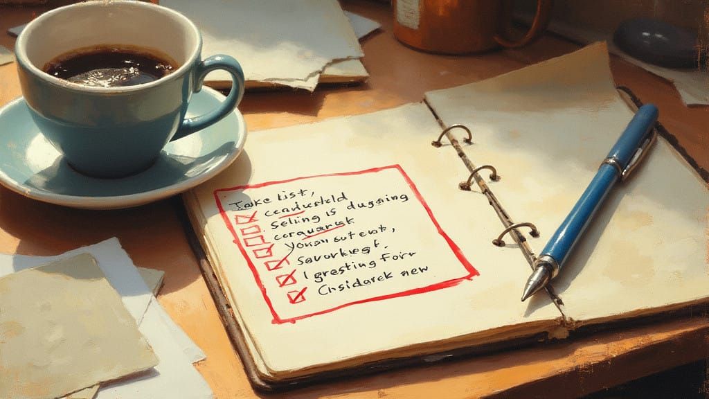 Focused Productivity Amidst Clutter, in Vibrant Impressionis...