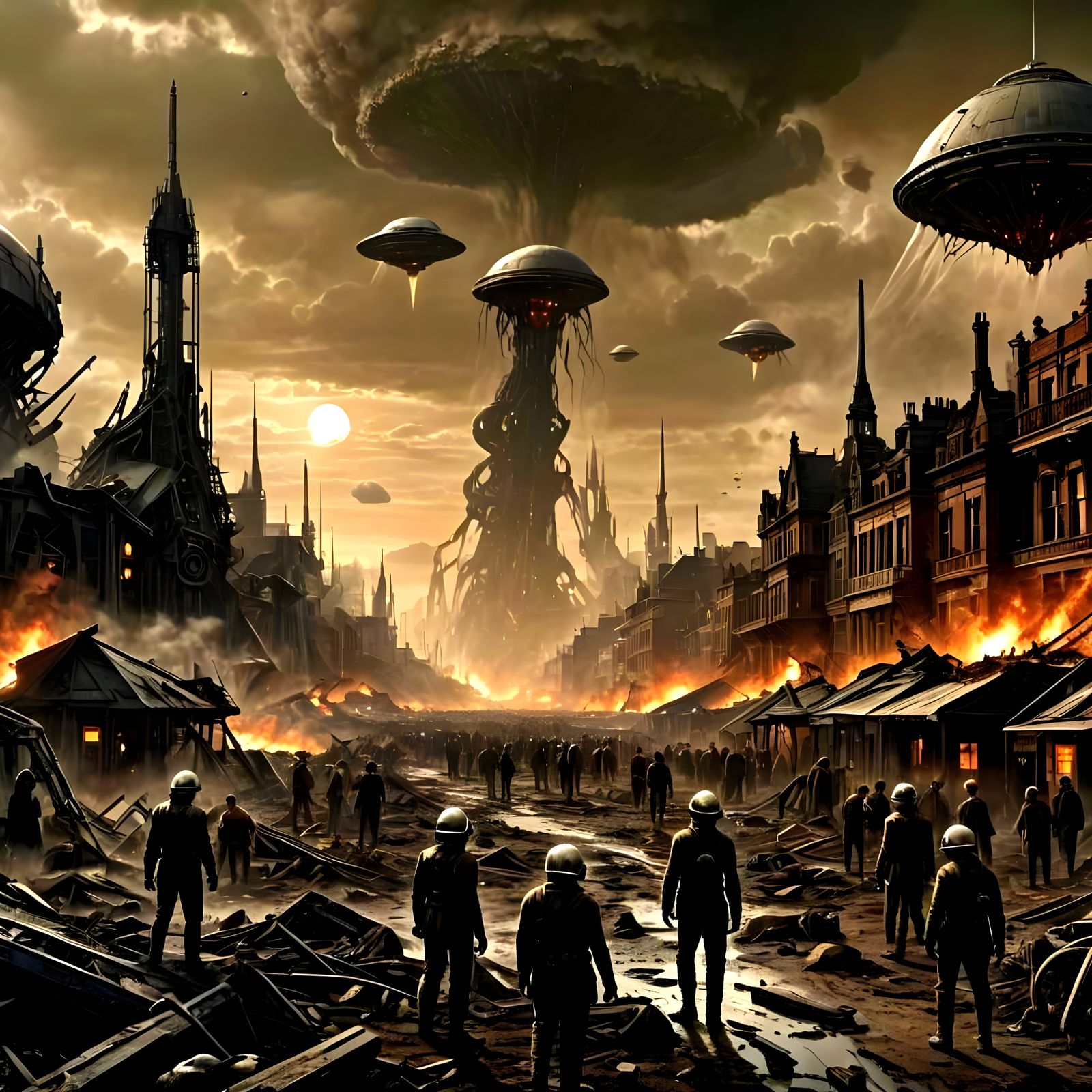 19th Century Apocalyptic Martian Invasion