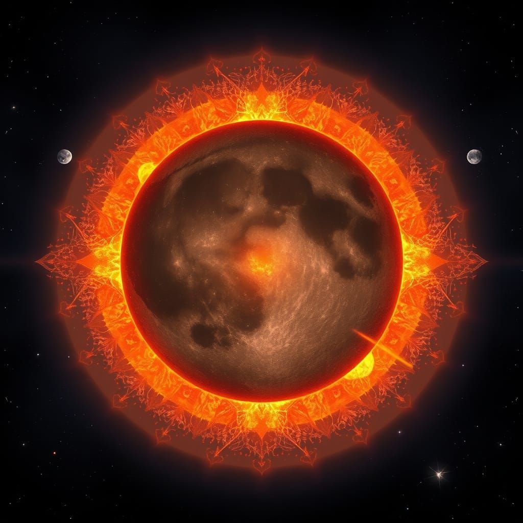 Ethereal Cosmic Dance in 8K Holographic Style