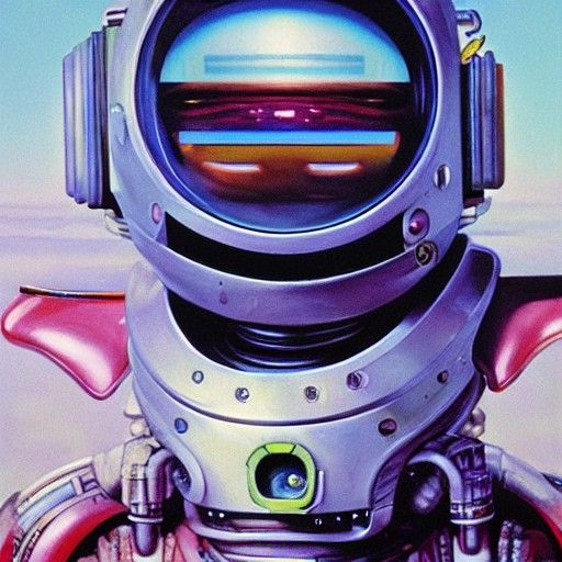 Cybotron Happiness 1983 as Oil Painting