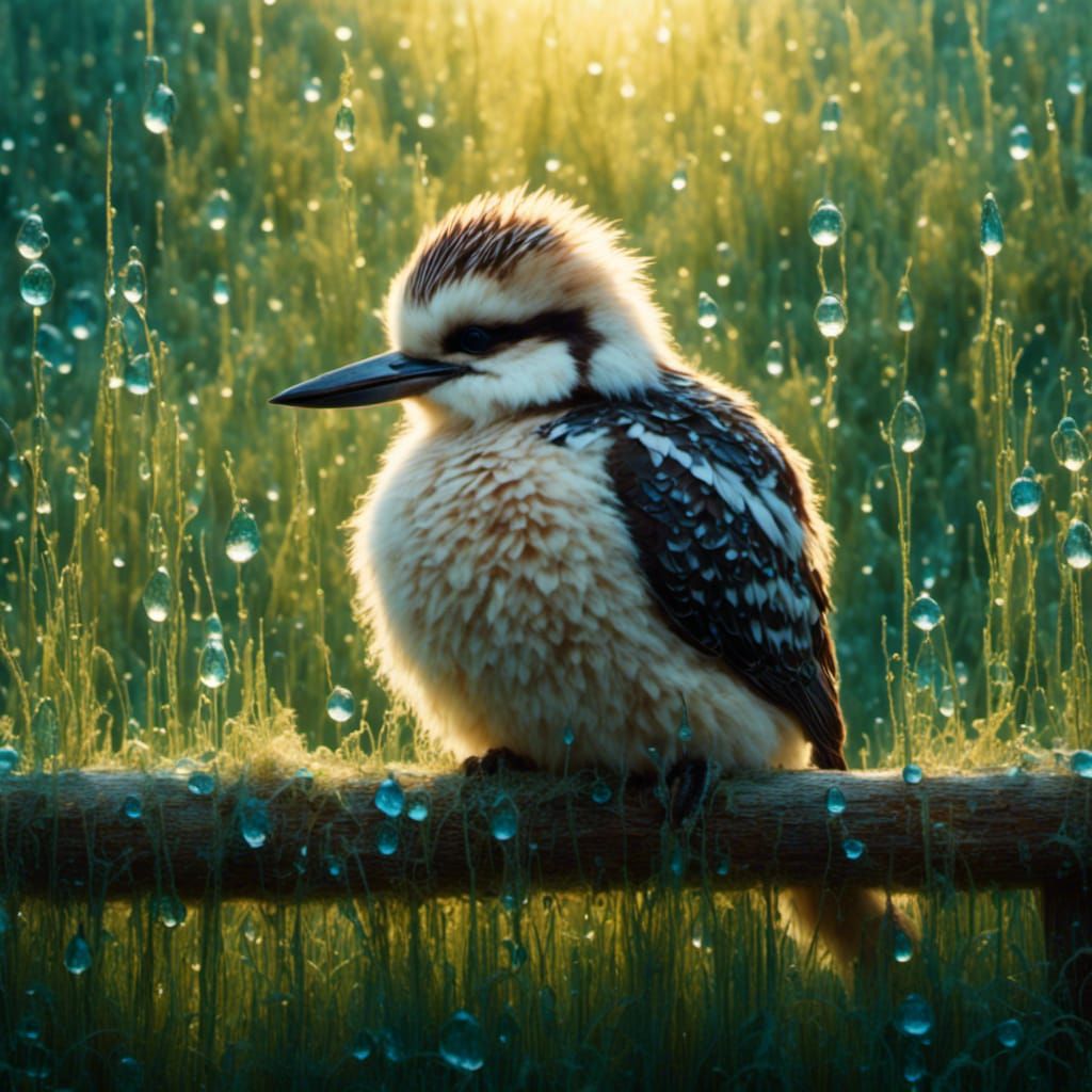 A kookaburra on a wooden fence post3