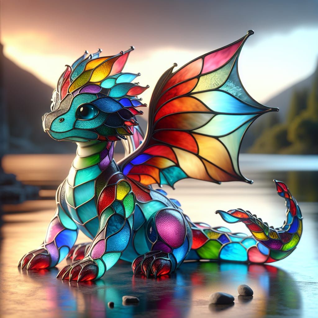 Sea Glass Dragon