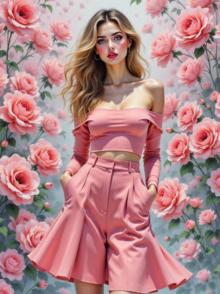 Summer Love in Vibrant Watercolor