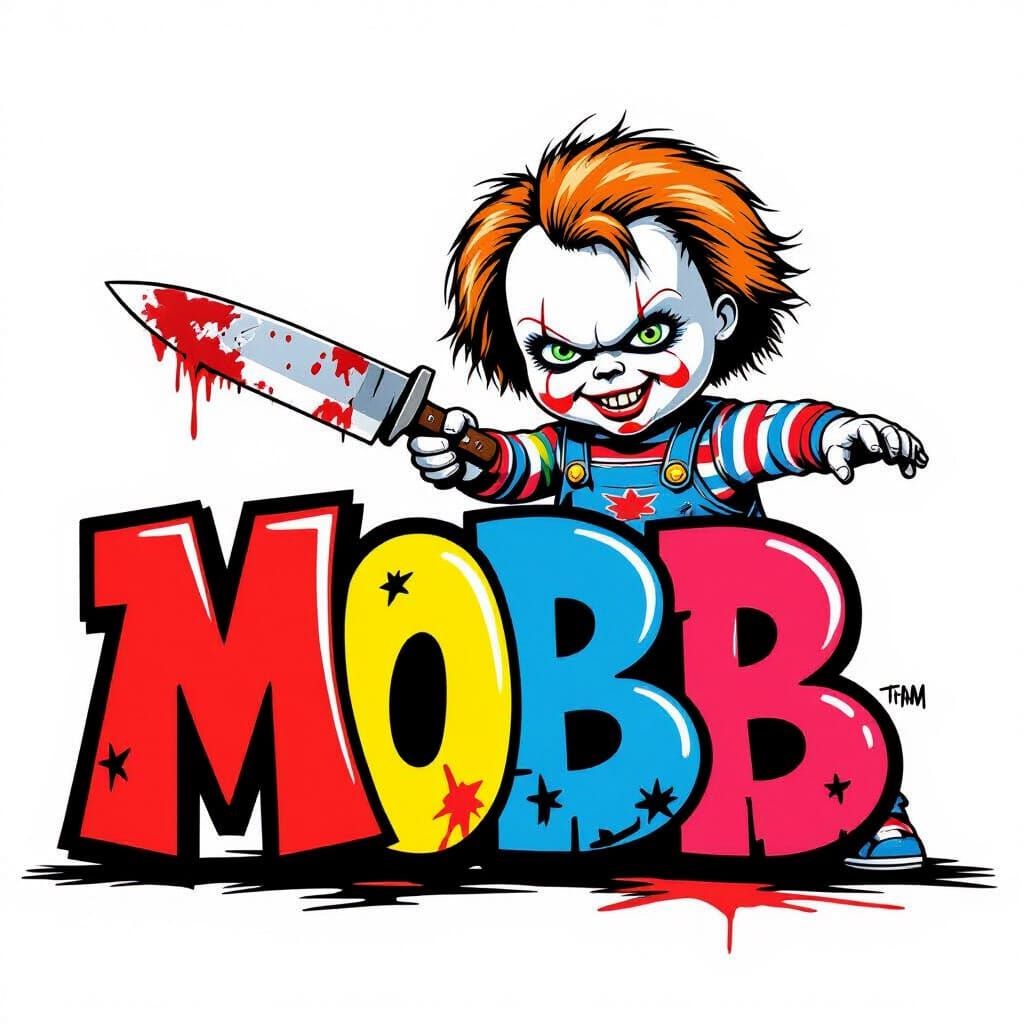 Chucky Stabs Graffiti Mobb: Bold Graffiti Art