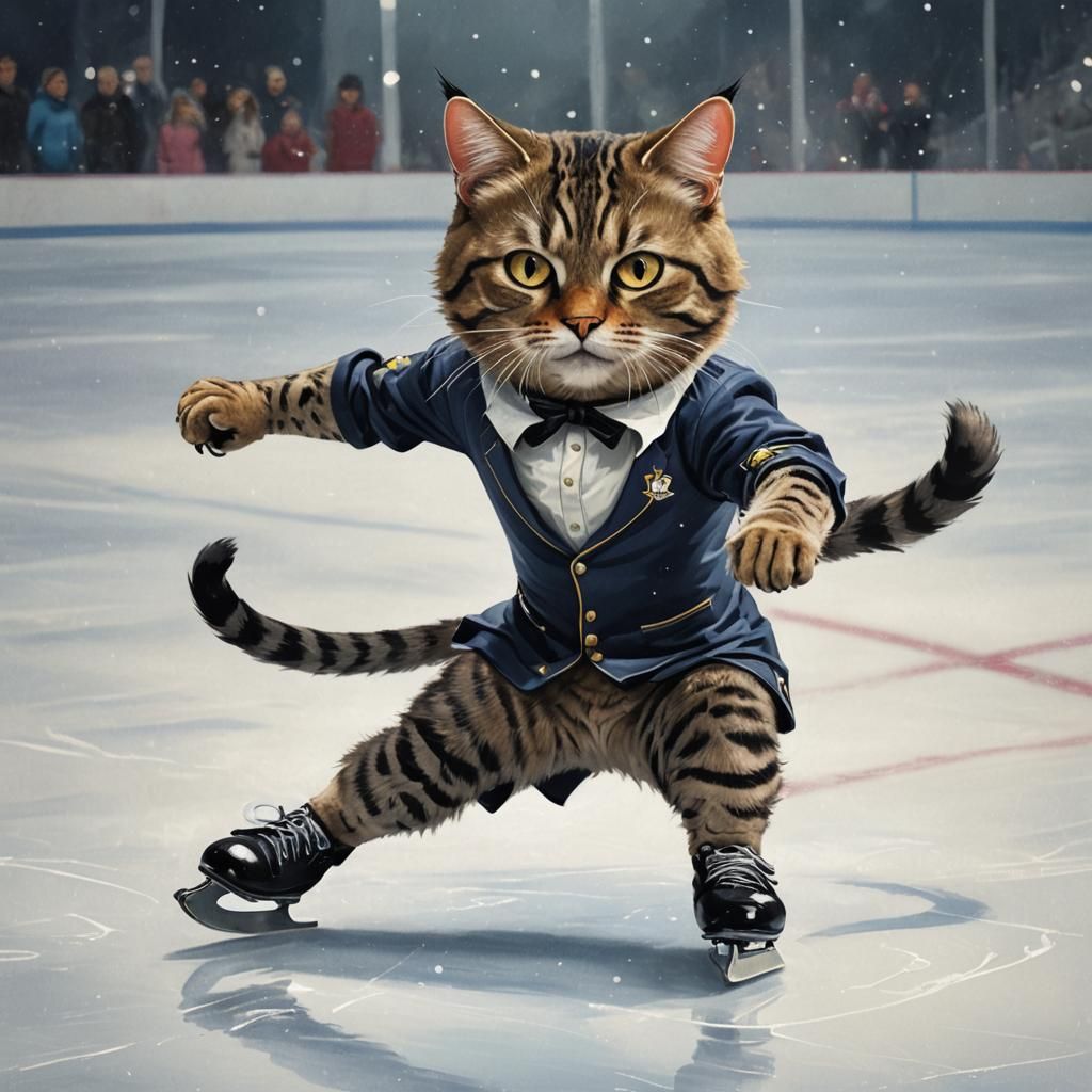 Sinister Cats Figure Skating