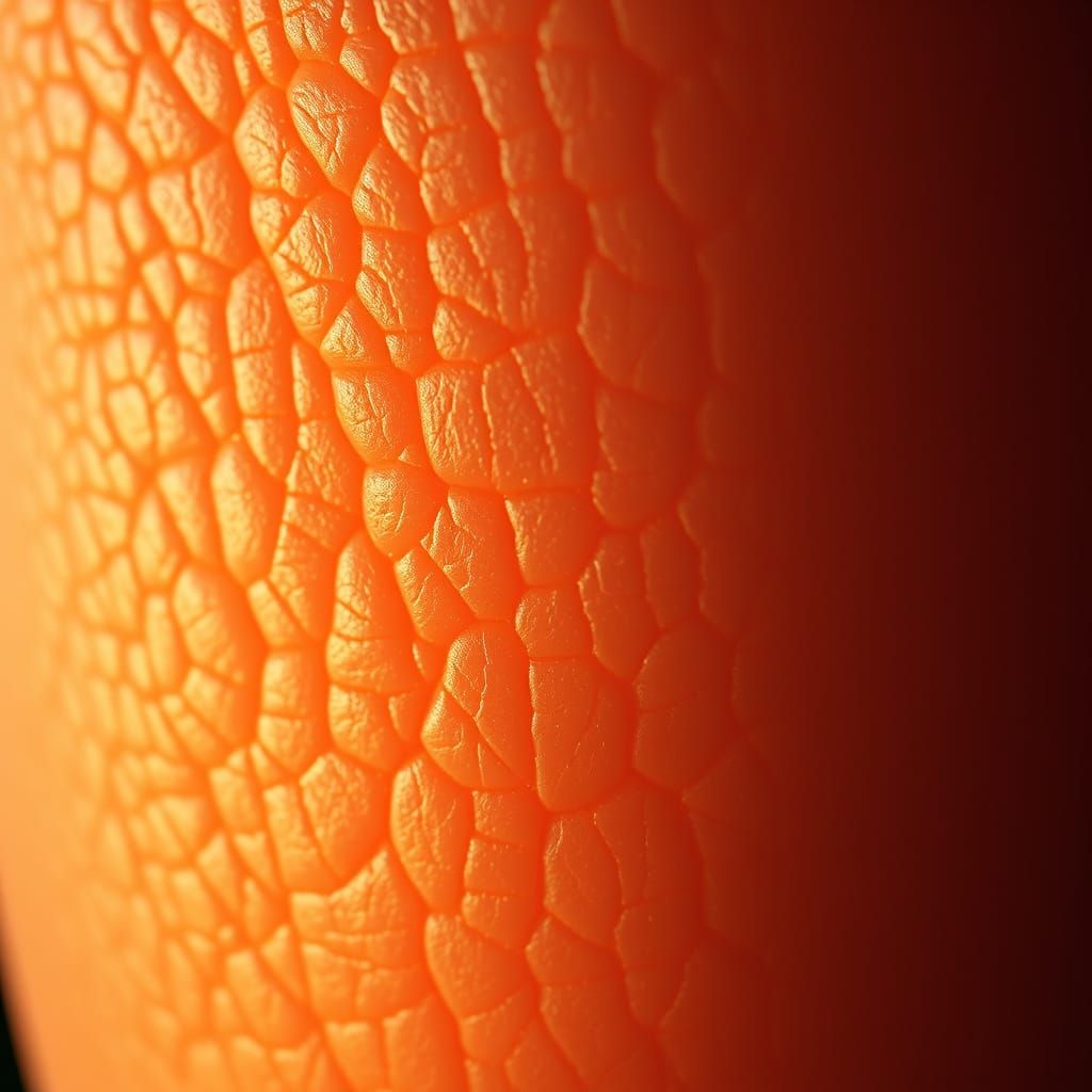 Detailed Human Skin Texture in Art Nouveau Style